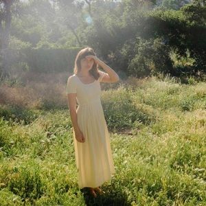 Christy Dawn Scarlet Dress striped maxi